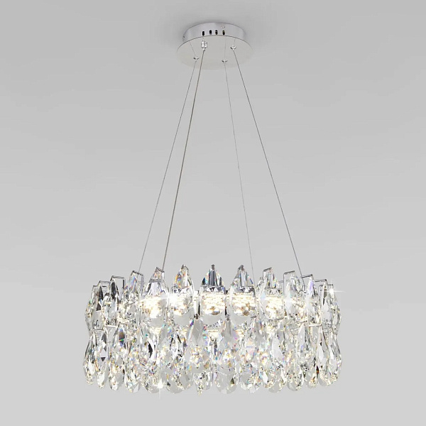 Подвесная светодиодная люстра с хрусталем 90371/1 Strotskis Bogates