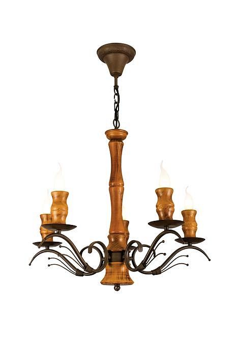 Люстра подвесная Arte Lamp LEGNO A6742LM-5BR