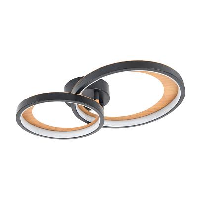 Потолочный светильник Escada 10265/2 LED*48W Black/Wood