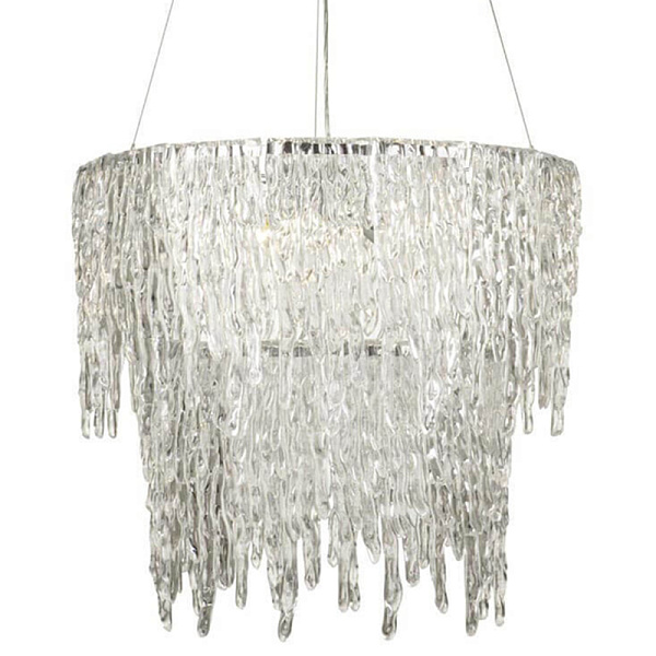 Люстра Cold Heart Silver Single two-tier Chandelier