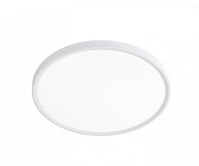 Светильник накладной Медина белый d23 h2,5 Led 18W (3000/4000/6000K) Kink Light 05623,01