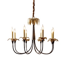 Люстра подвесная LED7 Future Lighting Ritz - Gold Bloom Chandelier