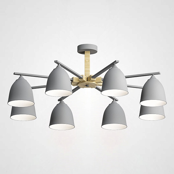 Потолочная люстра Noa 8 Gray Chandelux CHDL-11073