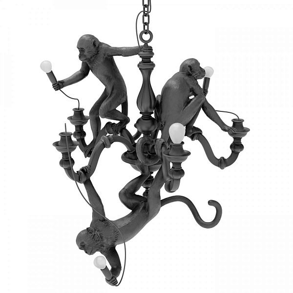 Люстра SLT Monkey Chandelier Black designed by Marcantonio Raimondi Malerba