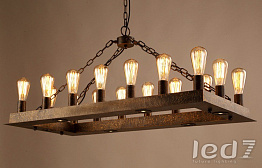 Светильник LED7 Future Lighting Loft Industry - Rust Rectangle