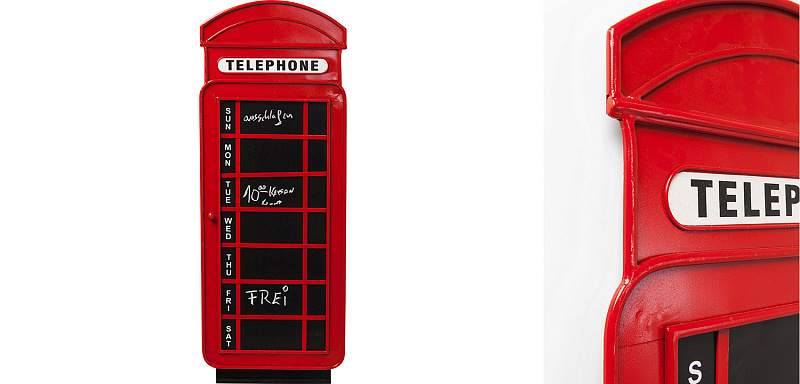 Магнитная доска Red Telephone Box Loft-Concept 83.156-3