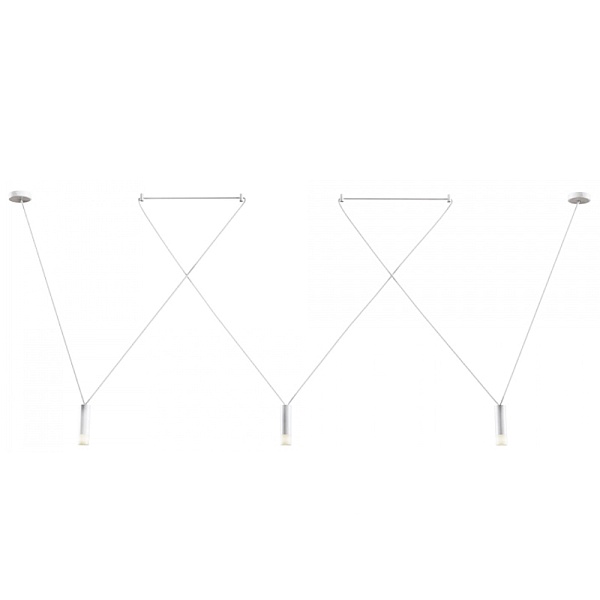 Wireflow LED White Suspension lam 3 патрона