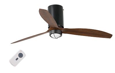 Люстра вентилятор Mini Tube Fan Matt Wood 1L Faro Barcelona 32042-10FAR