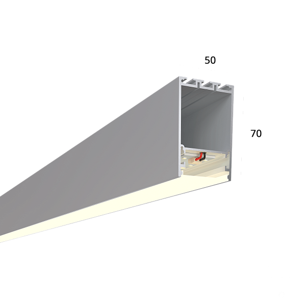 Линейный светильник LINE 5070 (Anod/2500mm/LT70 — 4K/52W)