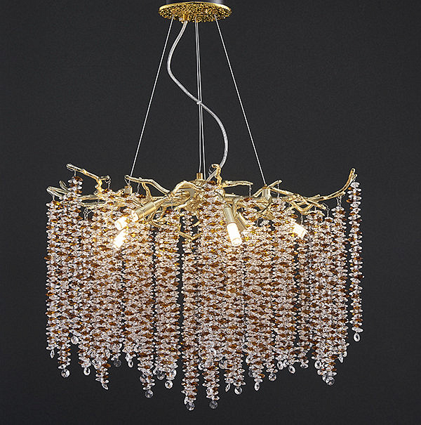 Люстра Sinfonia di Luce Gold Amber Great Light LS60397