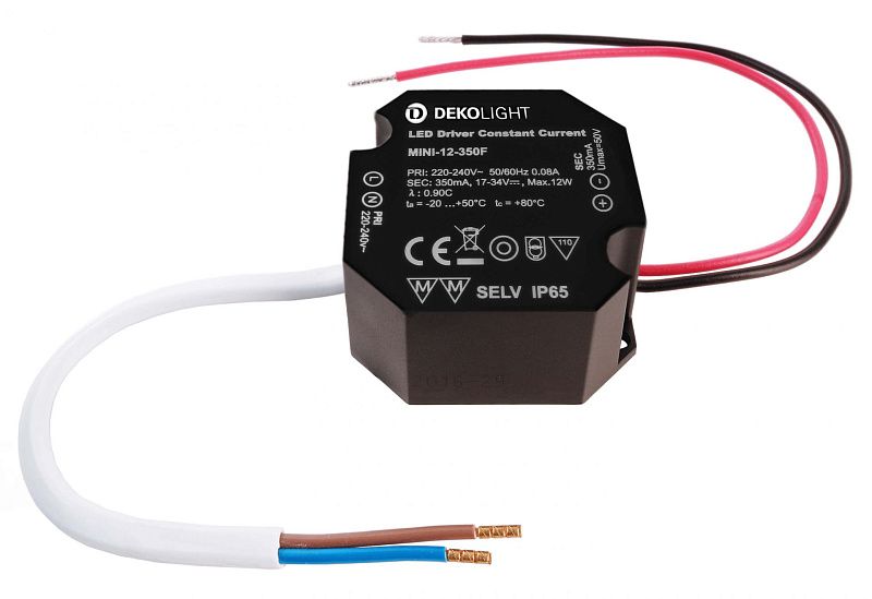 Блок питания светодиодов OCTO, DIM, CC, RSM-12-350T/12W Deko-Light 862235