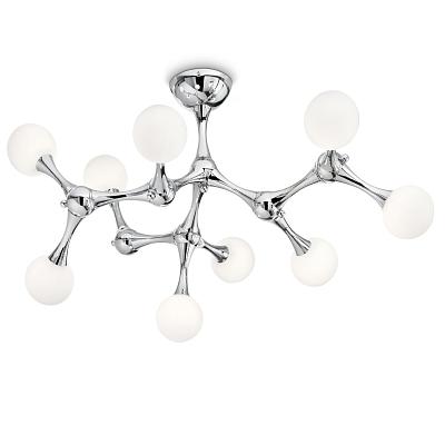 Потолочная люстра Ideal Lux Nodino PL9 Cromo