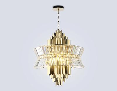 Подвесная люстра с хрусталем Ambrella Light LH41023