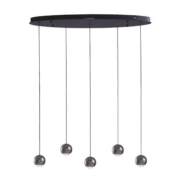 Подвесной светильник Lumien Hall Danay LH8027/5P-BK-PBK