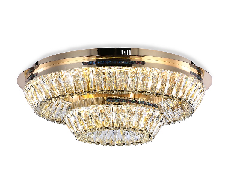 Потолочная светодиодная люстра с хрусталем Ambrella Light TR5031