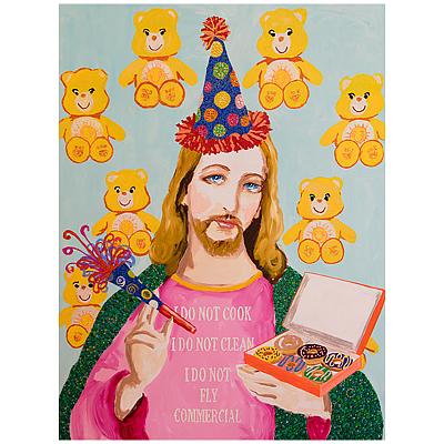 Картина Jesus with Care Bears Loft Concept 80.331-1