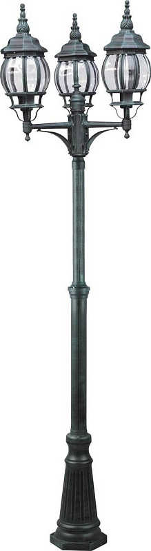 Садово-парковый светильник Arte Lamp Atlanta A1047PA-3BG