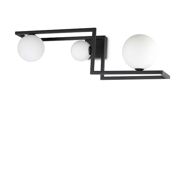 Потолочный светильник Ideal Lux ANGOLO PL3 NERO