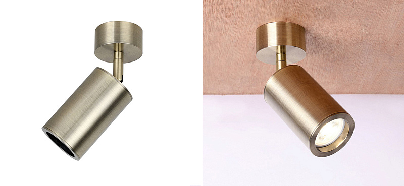 Накладной поворотный спот Modern Spot Brass Loft-Concept 42.441-3