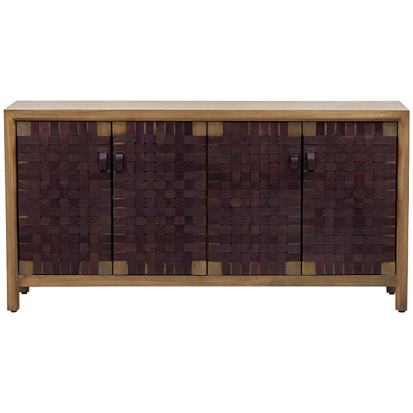 Комод Braided Leather Wood Chest of Drawers L 10.511-2