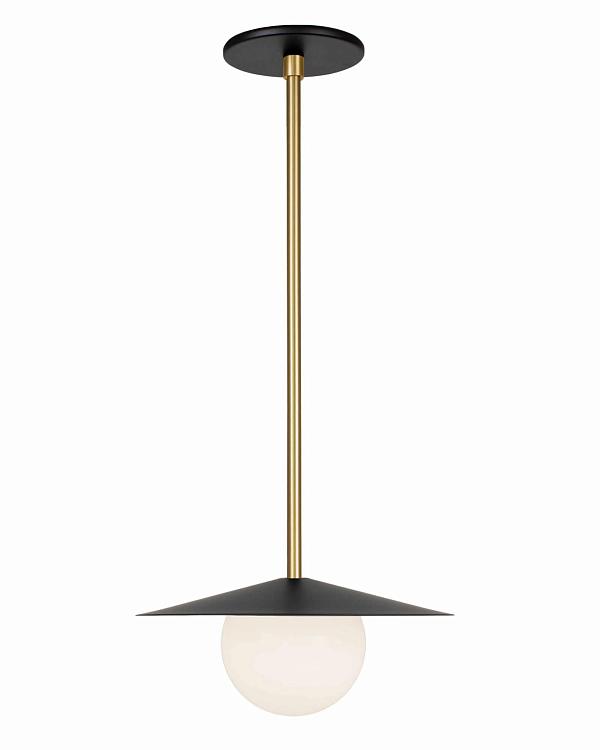 Чёрно-золотой подвесной светильник "Милти" LouvreHome P7559PC