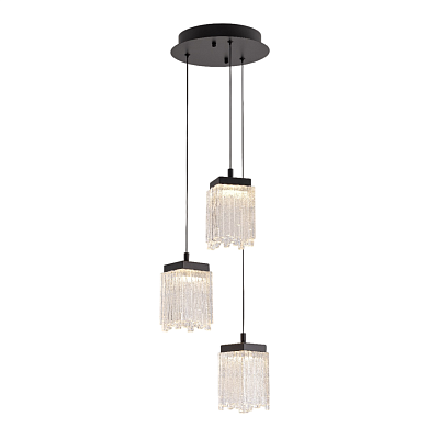 Подвесной светильник MD25020403-3A1 Matt black, LED/16.4W, 3000K dimmable Delight Collection
