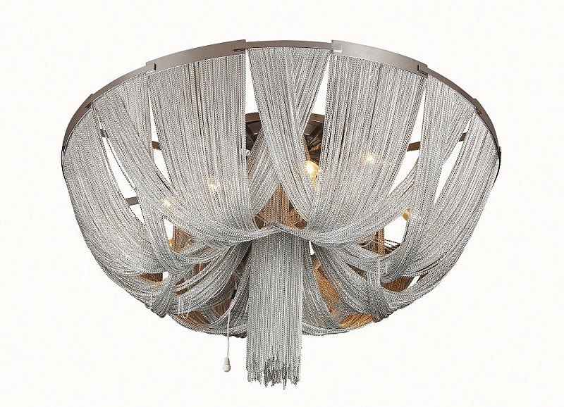 SL530.112.08 — Люстра потолочная ST Luce, 8 плафонов, никель