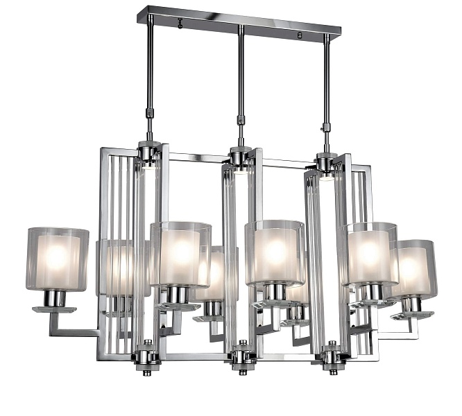Подвесная люстра Lumina Deco Manhattan LDP 8012-8P CHR
