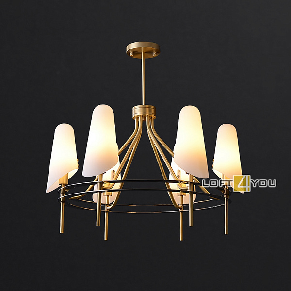 Дизайнерская люстра Porto Brass Light L08625