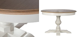Provence Round Dining Table White раскладной стол 17.174-2