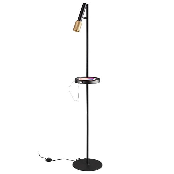 Торшер с полкой/USB Odeon Light Hightech Mehari 4240/1F