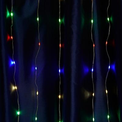 Светодиодная гирлянда Feron CL27 48600 занавес Водопад 3*3м + 3м 220V Мультиколор, статичная, c пита