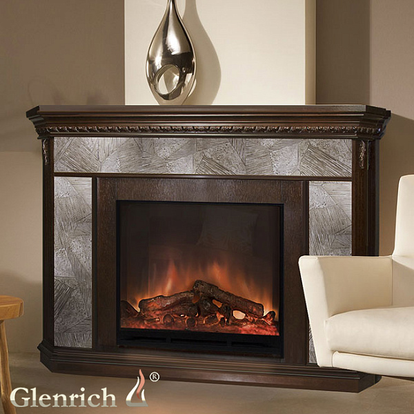 Электрокамин Гленрич «Каролина Delux» марсель