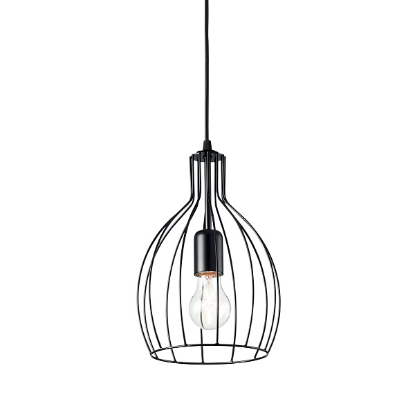 Подвесной светильник Ideal Lux Ampolla-2 SP1 Nero