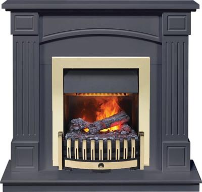 Каминокомплект Boston - Серый графит (Высота 925см) с очагом Danville Brass FB2