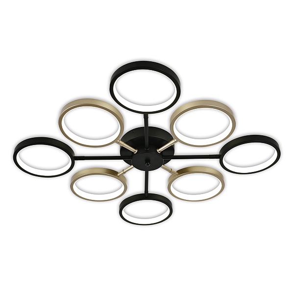 Потолочный светильник Escada 10262/8 LED*50W Black/Gold