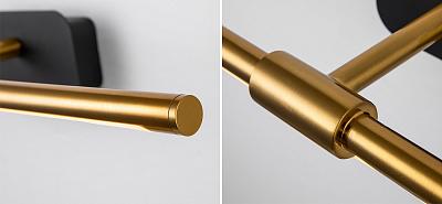 Настенная подсветка с плафоном цвета золота 63 см Wally Loft-Concept 47.039-3