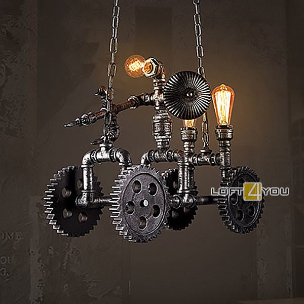 Светильник лофт Bike Chandelier Loft4You L02219