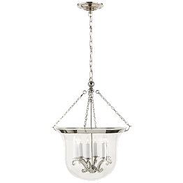 Потолочный светильник Visual Comfort Country Bell Jar CHC2110PN