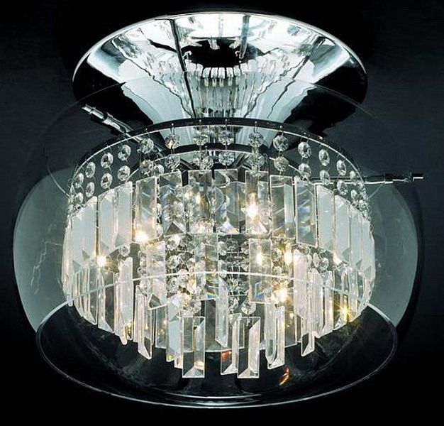 SL760.102.08 — Люстра потолочная ST Luce, 8 ламп, прозрачный, хром