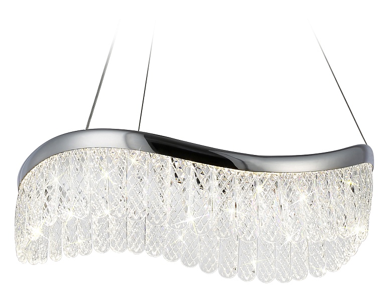 Подвесной светодиодный светильник с хрусталем Ambrella Light TR49712