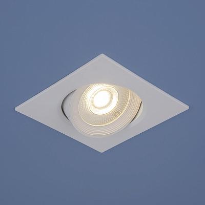 Встраиваемый светодиодный светильник Elektrostandard 9907 LED 6W WH белый 4690389116124