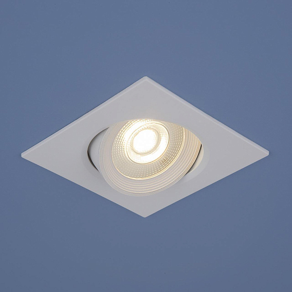 Встраиваемый светодиодный светильник Elektrostandard 9907 LED 6W WH белый 4690389116124