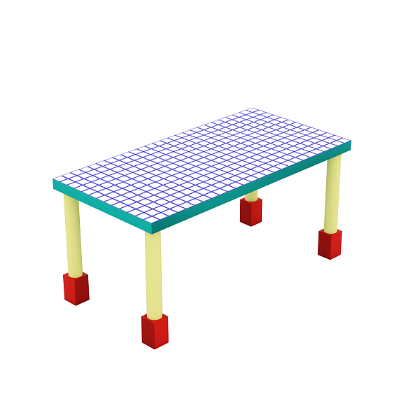 Обеденный стол Supertable Blue Grid Seletti 16518
