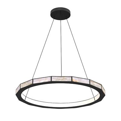 Подвесной светильник MD26030030-1B Matt black / Spanish Alabaster Delight Collection