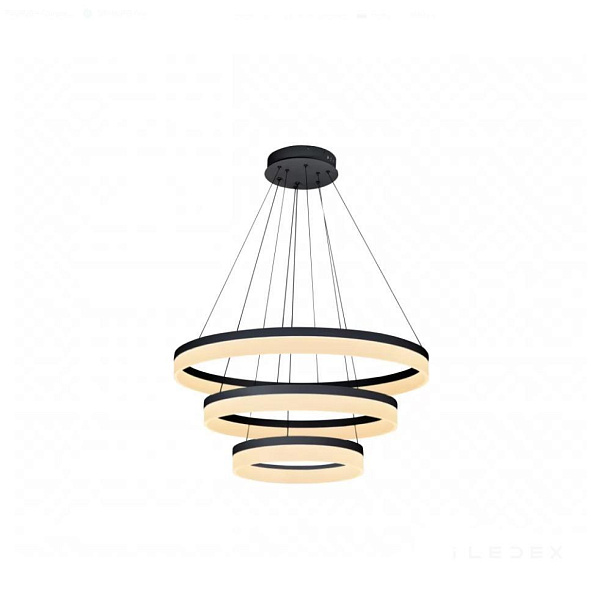 Подвесная люстра iLedex Around D0301-3 200 400 600 Черный