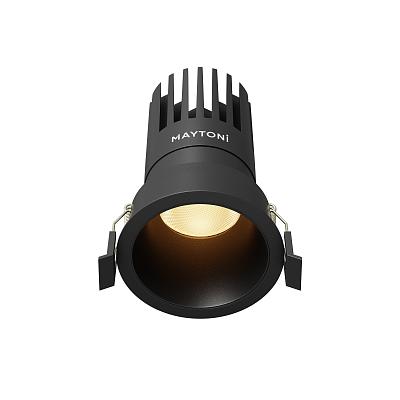 Встраиваемый светильник Maytoni Technical DL118-15W-2.7K-B