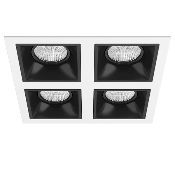 Комплект из светильников и рамки DOMINO Lightstar D54607070707