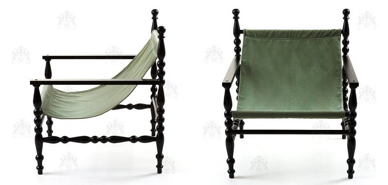 Кресло SLT Heritage Armchair Green 01.16062_GRE