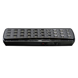 Светильник аккумуляторный, 30LED DC, черный, EL115